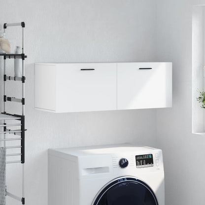 Wall Cabinet White 100x36.5x35 cm Engineered Wood