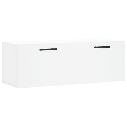 Wall Cabinet White 100x36,5x35 cm Engineered Wood