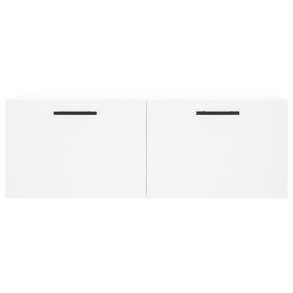 Wall Cabinet White 100x36,5x35 cm Engineered Wood