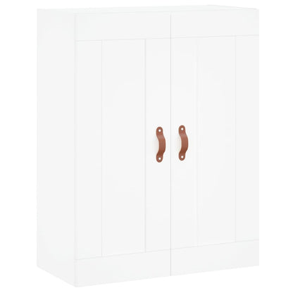 Wall Mounted Cabinet White 69,5x34x90 cm Engineered Wood