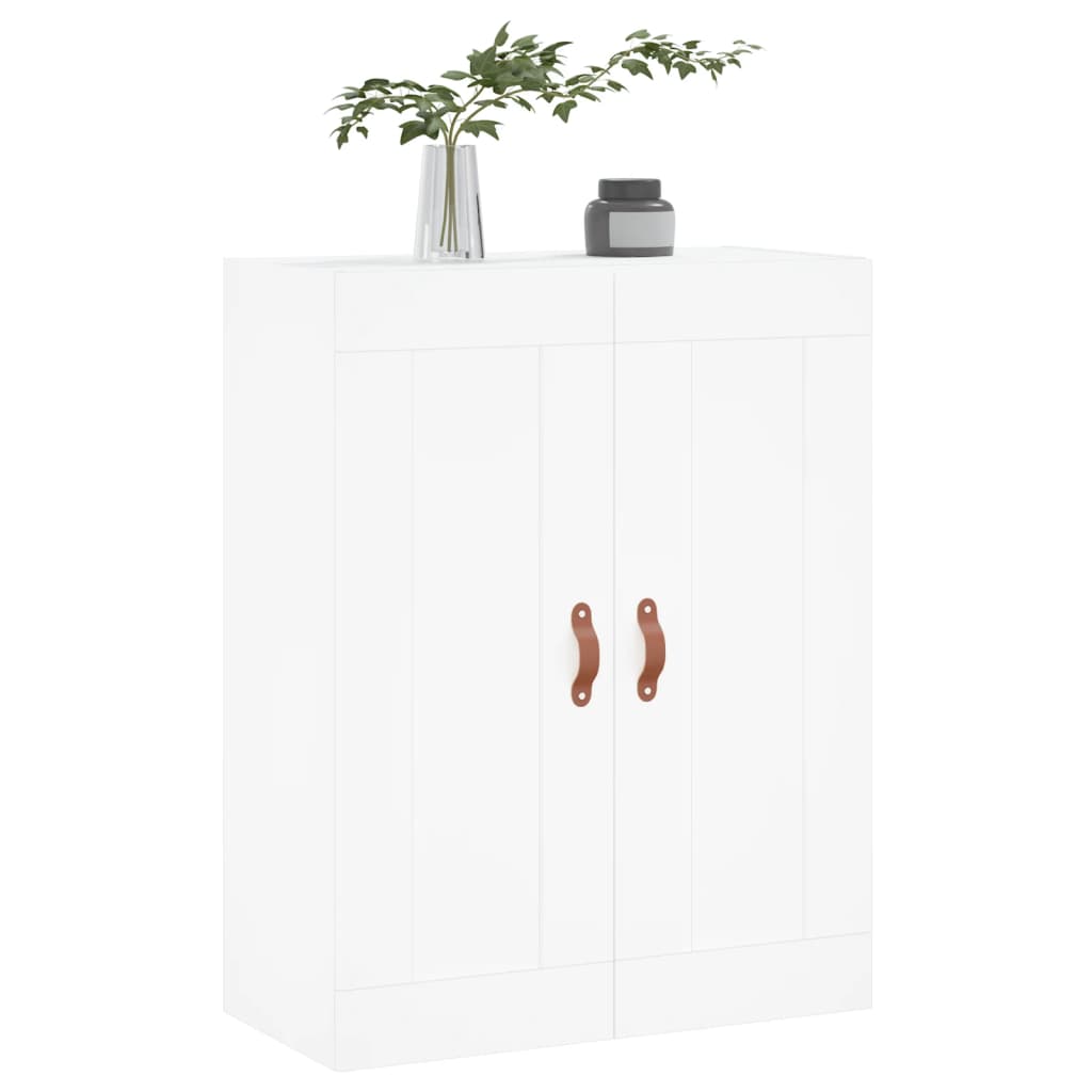 Wall Mounted Cabinet White 69,5x34x90 cm Engineered Wood