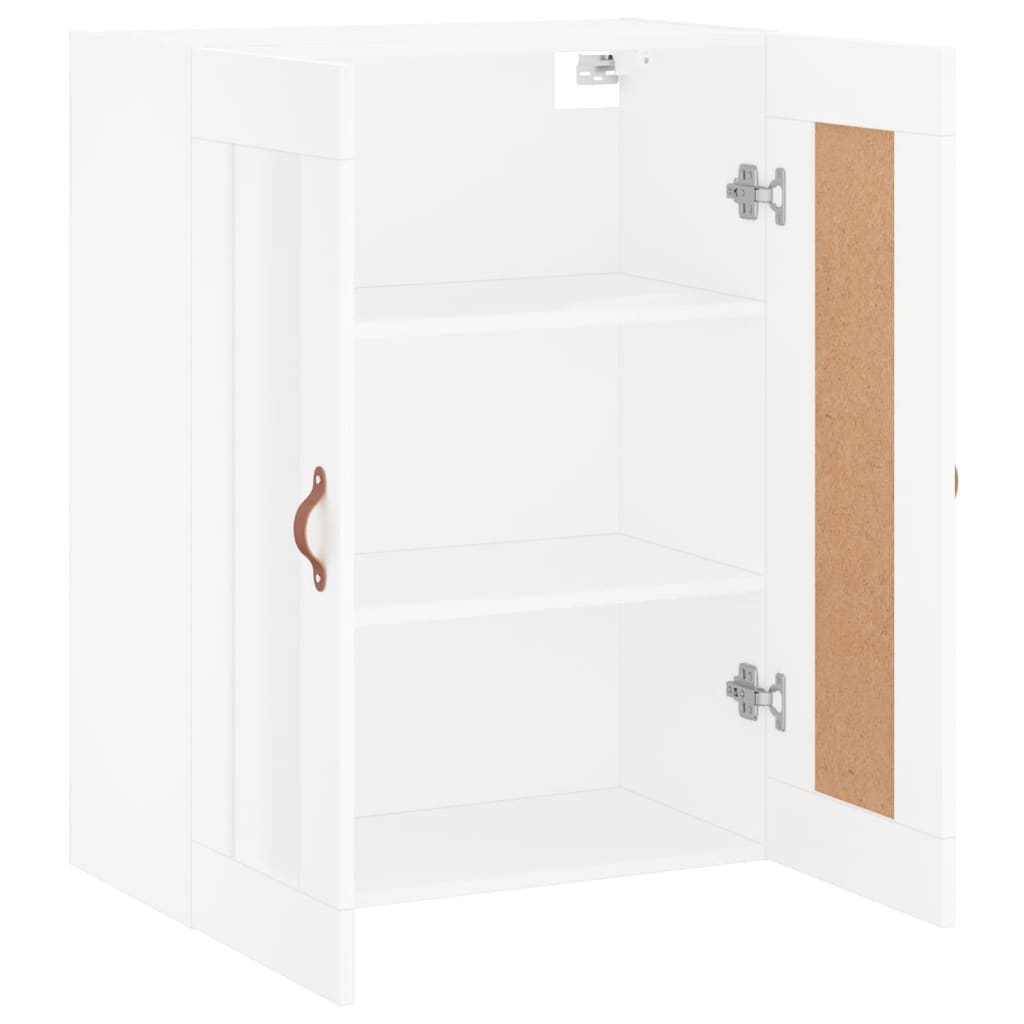 Wall Mounted Cabinet White 69,5x34x90 cm Engineered Wood