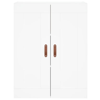 Wall Mounted Cabinet White 69,5x34x90 cm Engineered Wood
