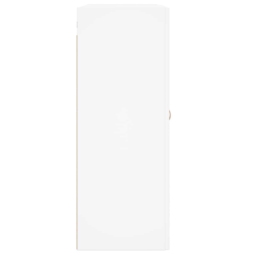Wall Mounted Cabinet White 69,5x34x90 cm Engineered Wood