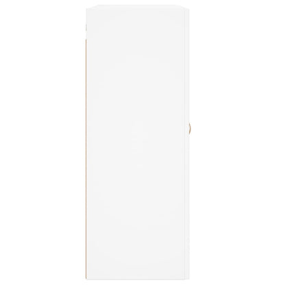 Wall Mounted Cabinet White 69,5x34x90 cm Engineered Wood
