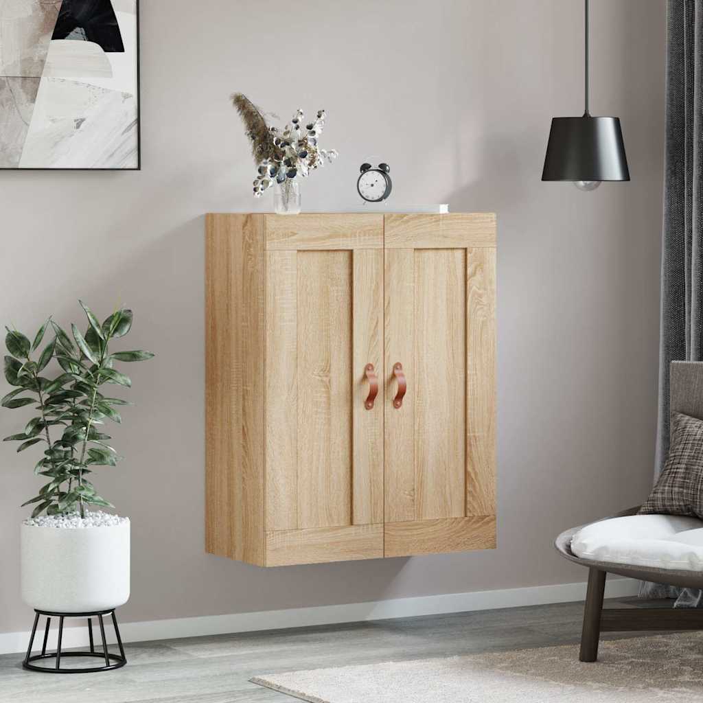 Wall Mounted Cabinet Sonoma Oak 69,5x34x90 cm Engineered Wood
