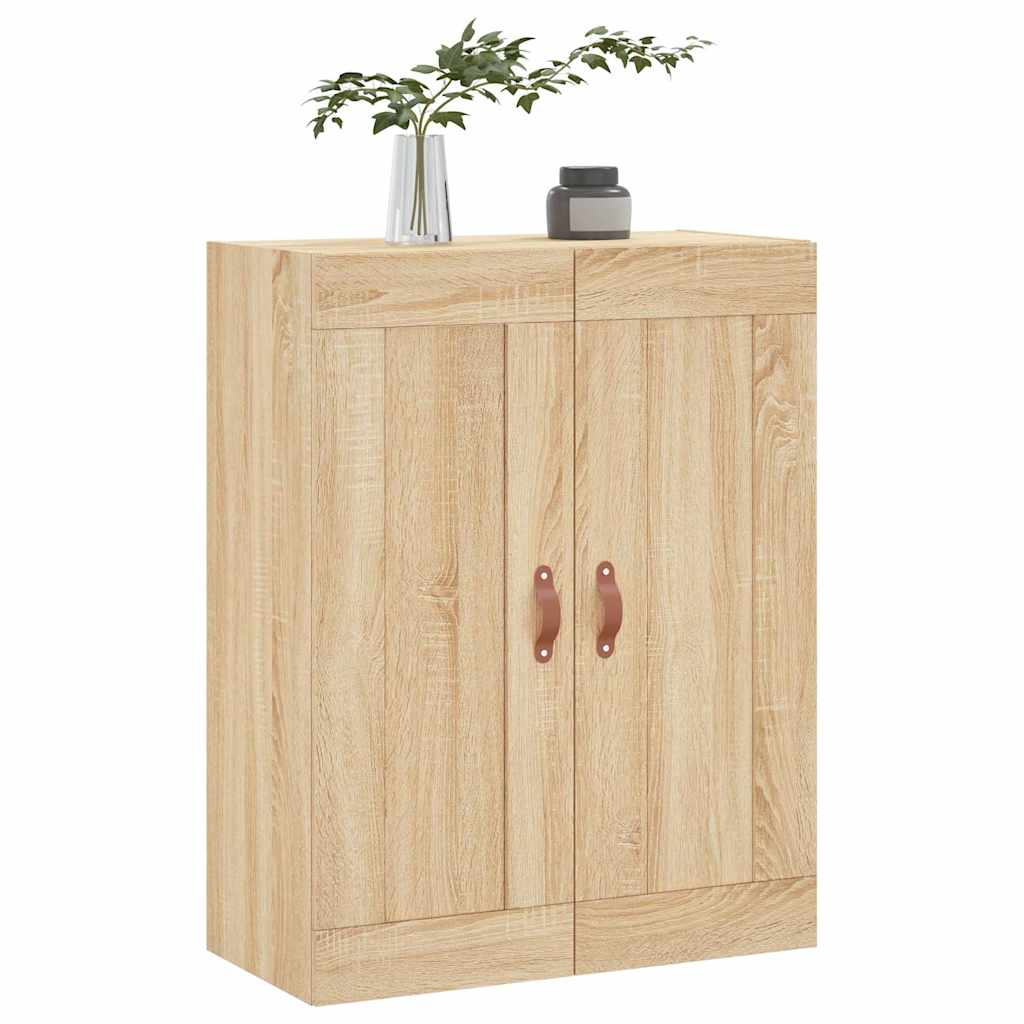Wall Mounted Cabinet Sonoma Oak 69,5x34x90 cm Engineered Wood