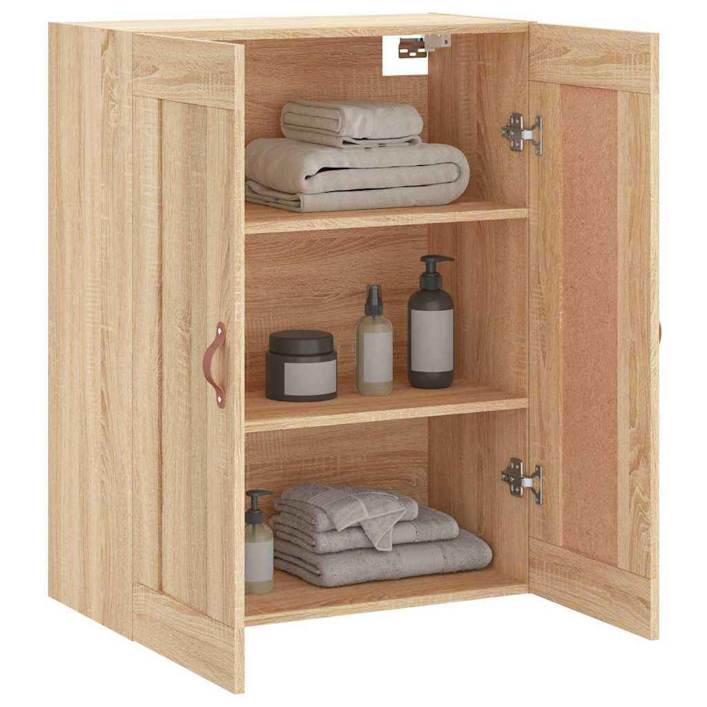 Wall Mounted Cabinet Sonoma Oak 69,5x34x90 cm Engineered Wood