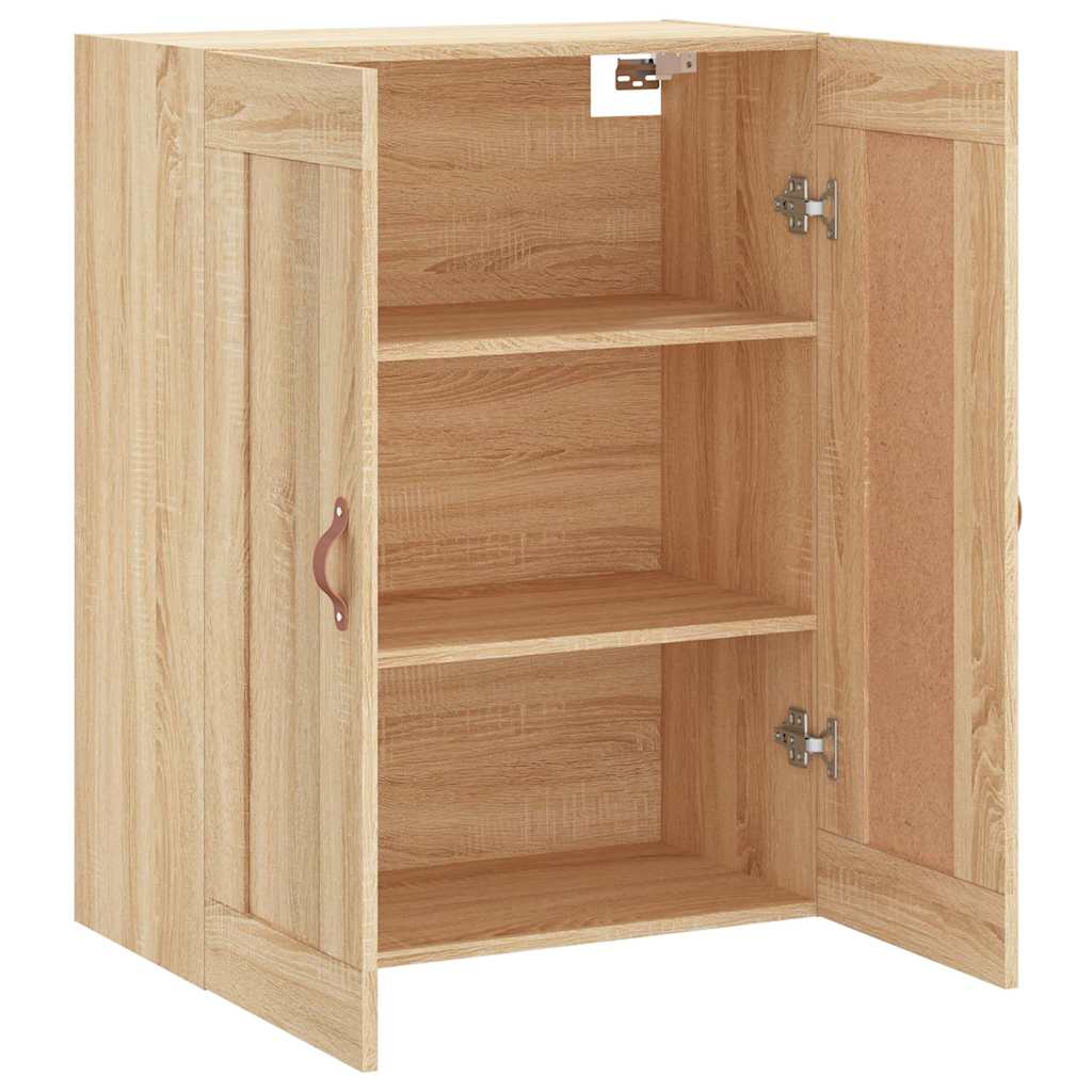 Wall Mounted Cabinet Sonoma Oak 69,5x34x90 cm Engineered Wood