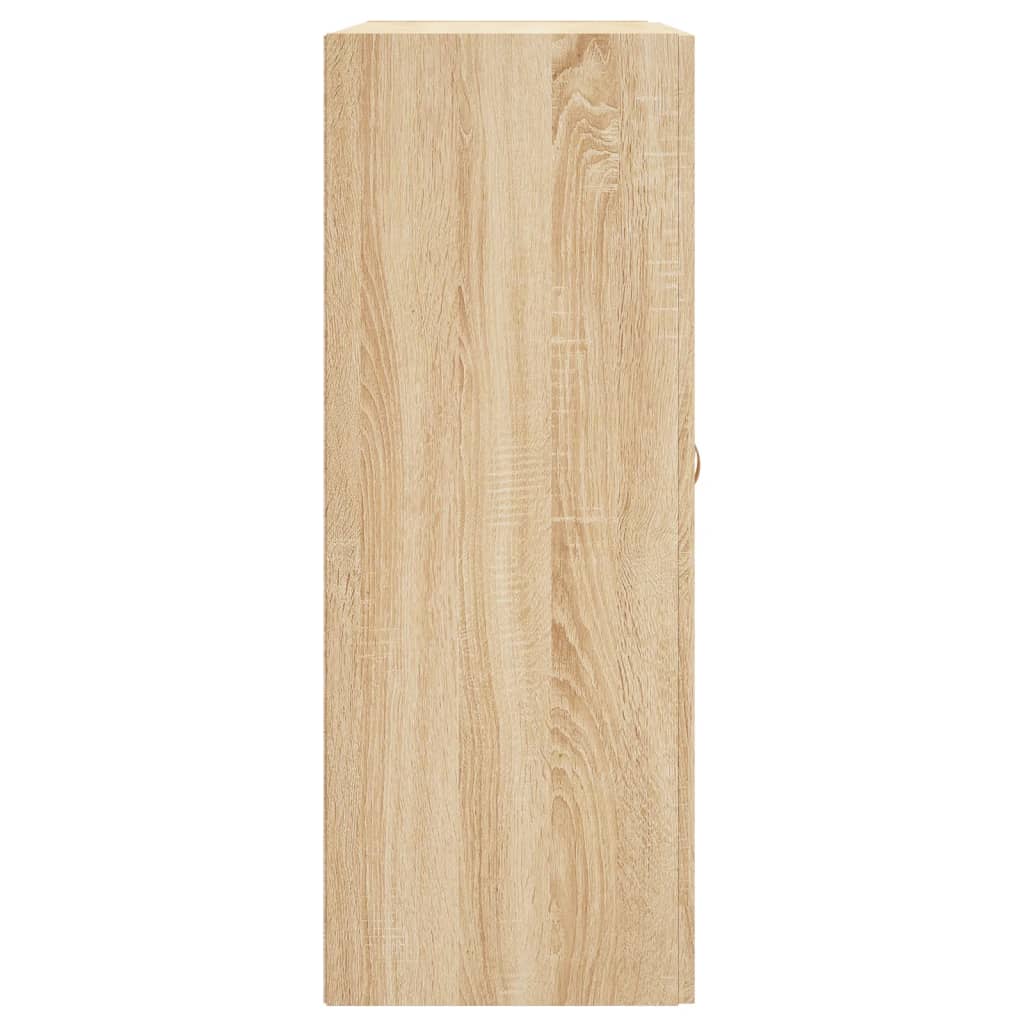 Wall Mounted Cabinet Sonoma Oak 69.5x34x90 cm Engineered Wood