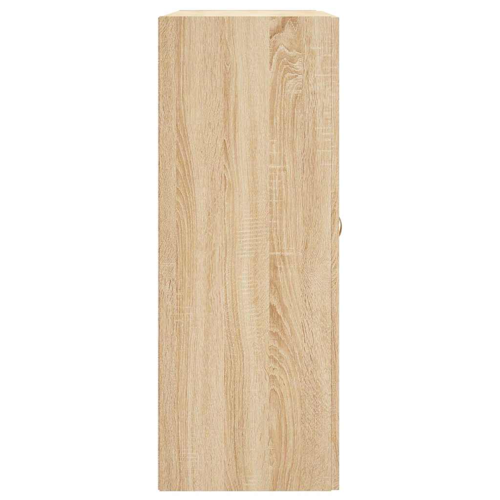 Wall Mounted Cabinet Sonoma Oak 69,5x34x90 cm Engineered Wood