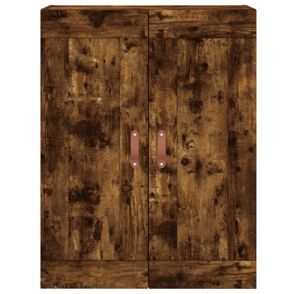 Wall Mounted Cabinet Smoked Oak 69,5x34x90 cm Engineered Wood
