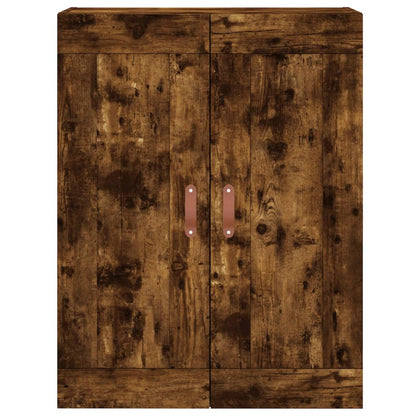 Wall Mounted Cabinet Smoked Oak 69,5x34x90 cm Engineered Wood