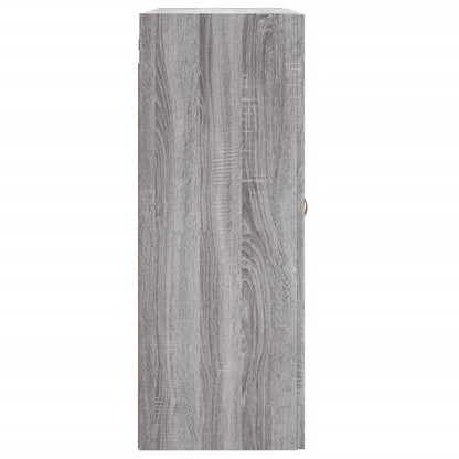 Wall Mounted Cabinet Grey Sonoma 69.5x34x90 cm Engineered Wood