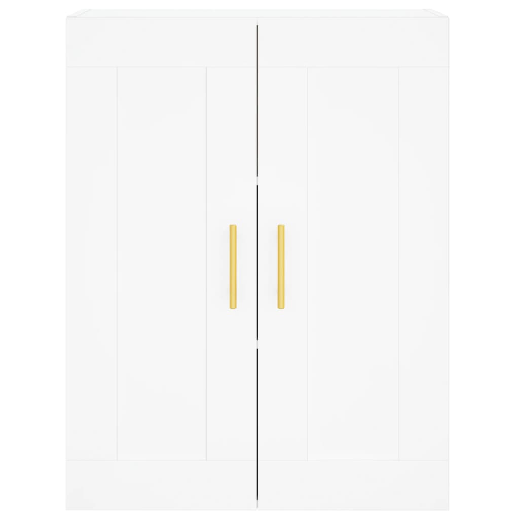 Wall Mounted Cabinet White 69,5x34x90 cm Engineered Wood