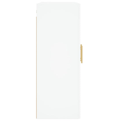 Wall Mounted Cabinet White 69,5x34x90 cm Engineered Wood