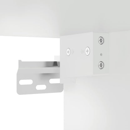 Wall Mounted Cabinet White 69,5x34x90 cm Engineered Wood