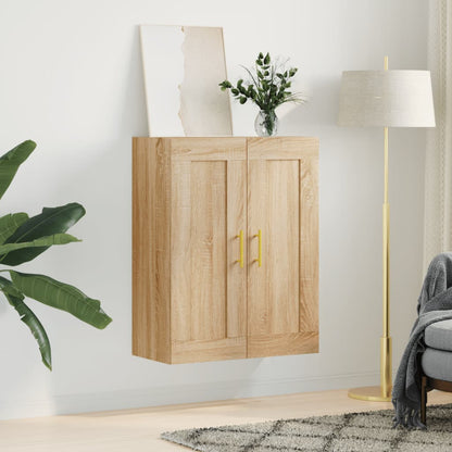 Wall Mounted Cabinet Sonoma Oak 69,5x34x90 cm Engineered Wood