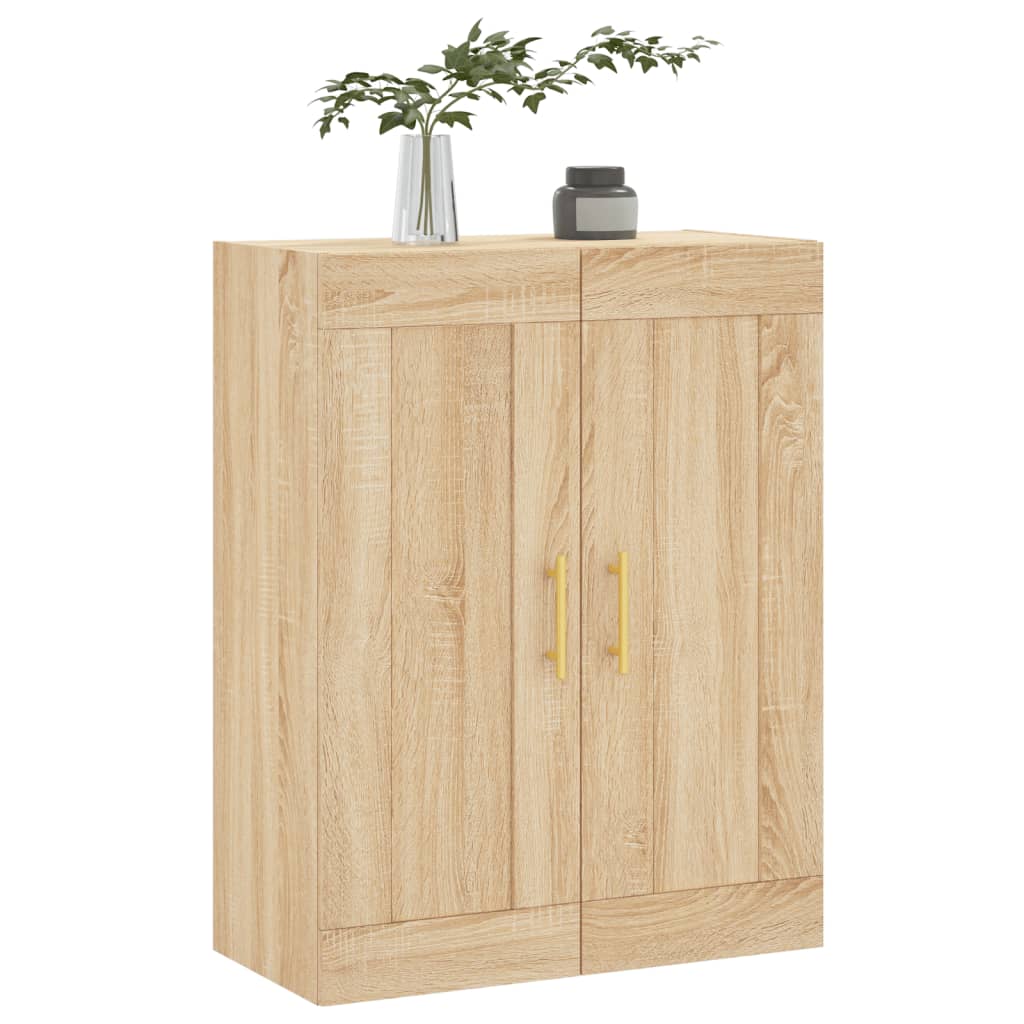 Wall Mounted Cabinet Sonoma Oak 69,5x34x90 cm Engineered Wood