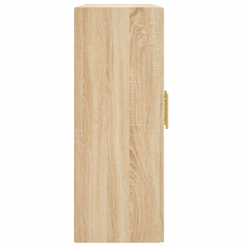 Wall Mounted Cabinet Sonoma Oak 69,5x34x90 cm Engineered Wood