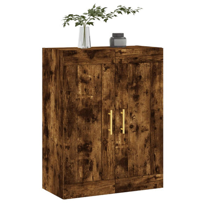Wall Mounted Cabinet Smoked Oak 69,5x34x90 cm Engineered Wood