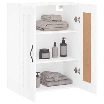 Wall Mounted Cabinet White 69,5x34x90 cm Engineered Wood