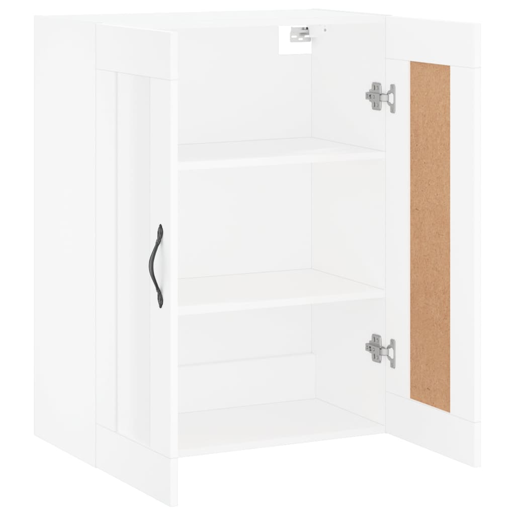 Wall Mounted Cabinet White 69,5x34x90 cm Engineered Wood