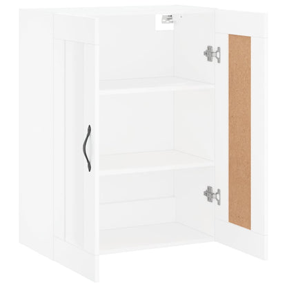 Wall Mounted Cabinet White 69,5x34x90 cm Engineered Wood