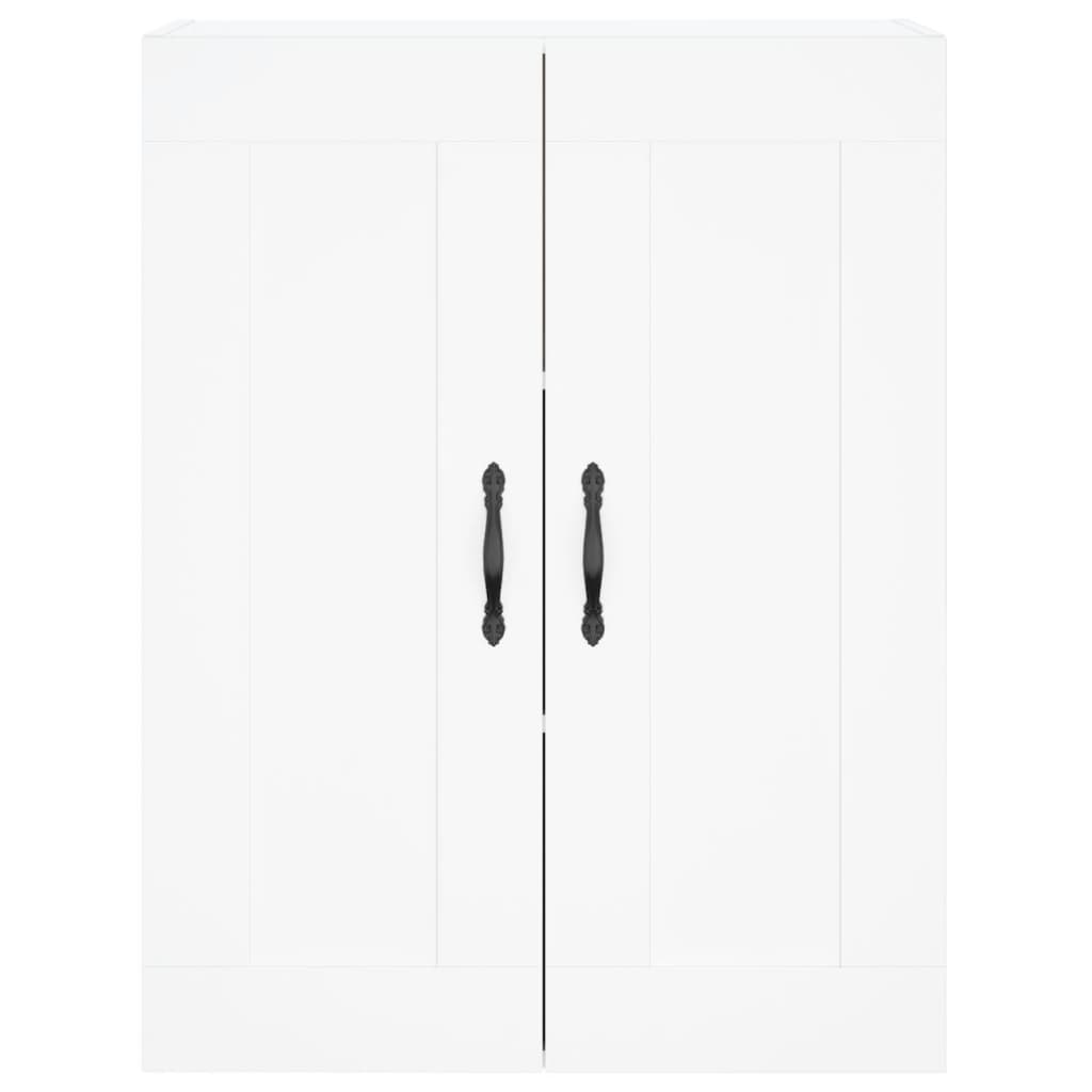 Wall Mounted Cabinet White 69,5x34x90 cm Engineered Wood