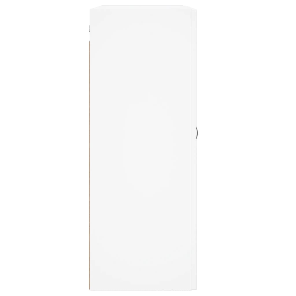 Wall Mounted Cabinet White 69,5x34x90 cm Engineered Wood