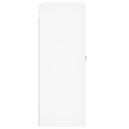 Wall Mounted Cabinet White 69,5x34x90 cm Engineered Wood