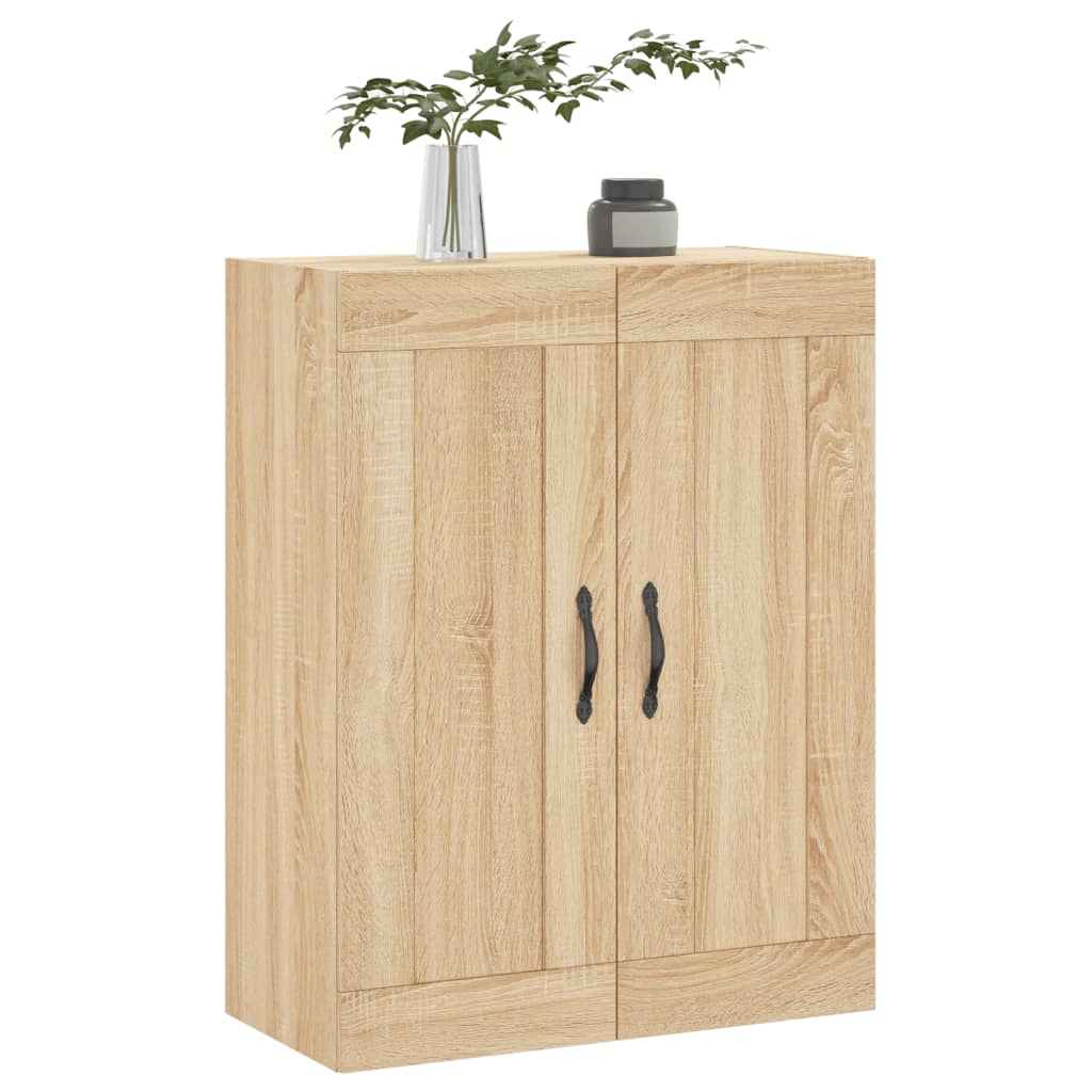 Wall Mounted Cabinet Sonoma Oak 69,5x34x90 cm Engineered Wood
