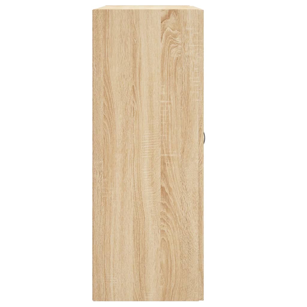 Wall Mounted Cabinet Sonoma Oak 69,5x34x90 cm Engineered Wood