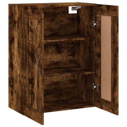 Wall Mounted Cabinet Smoked Oak 69,5x34x90 cm Engineered Wood