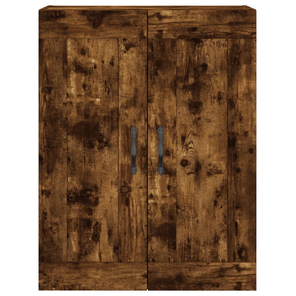 Wall Mounted Cabinet Smoked Oak 69,5x34x90 cm Engineered Wood
