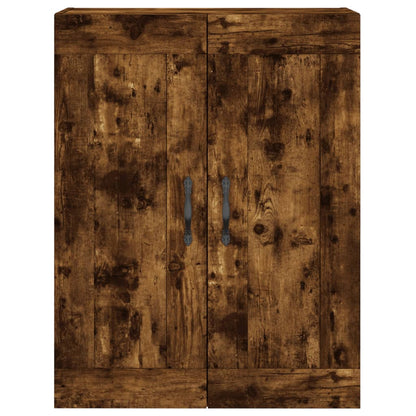 Wall Mounted Cabinet Smoked Oak 69,5x34x90 cm Engineered Wood