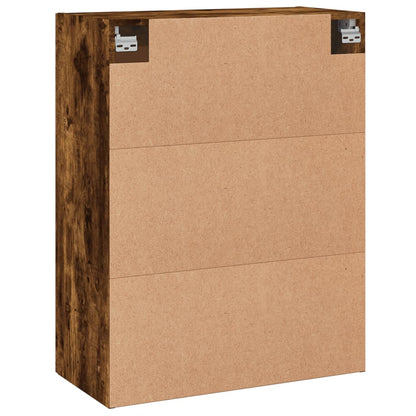 Wall Mounted Cabinet Smoked Oak 69,5x34x90 cm Engineered Wood