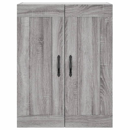 Wall Mounted Cabinet Grey Sonoma 69,5x34x90 cm Engineered Wood