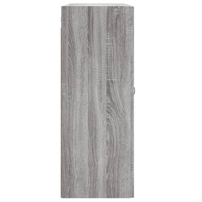 Wall Mounted Cabinet Grey Sonoma 69,5x34x90 cm Engineered Wood