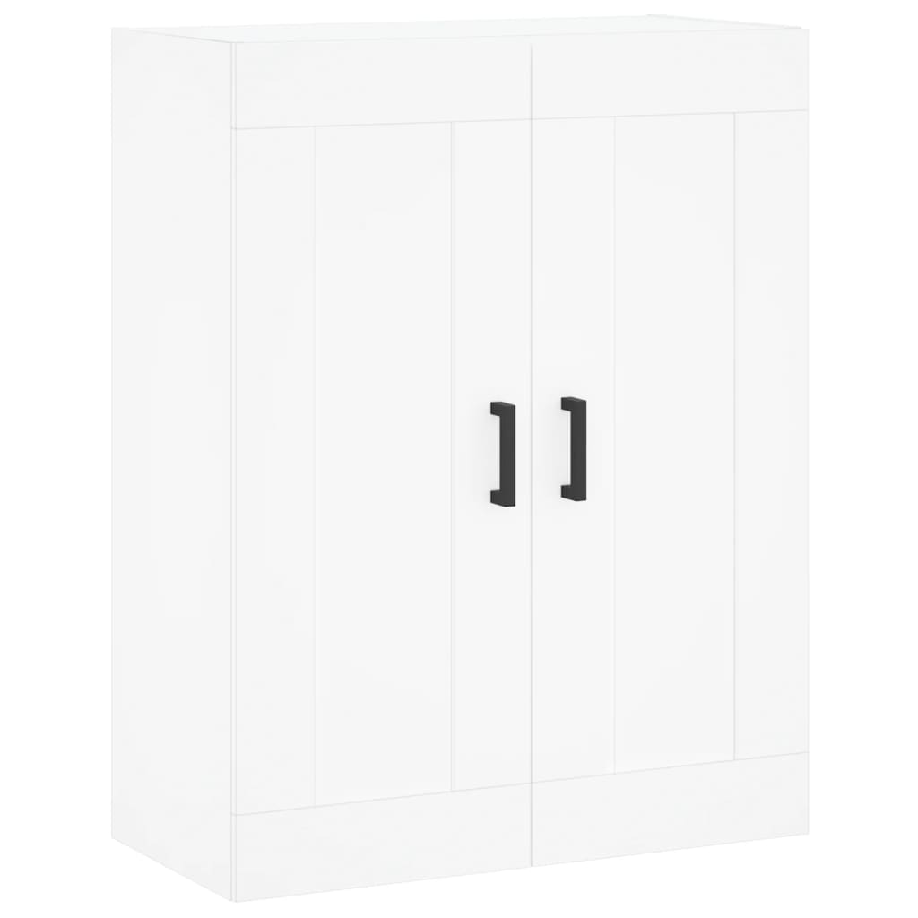 Wall Mounted Cabinet White 69,5x34x90 cm Engineered Wood