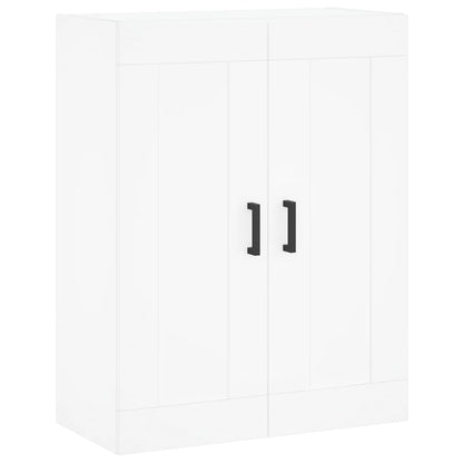 Wall Mounted Cabinet White 69,5x34x90 cm Engineered Wood