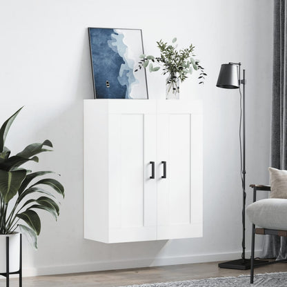 Wall Mounted Cabinet White 69,5x34x90 cm Engineered Wood