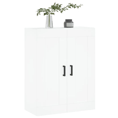 Wall Mounted Cabinet White 69,5x34x90 cm Engineered Wood