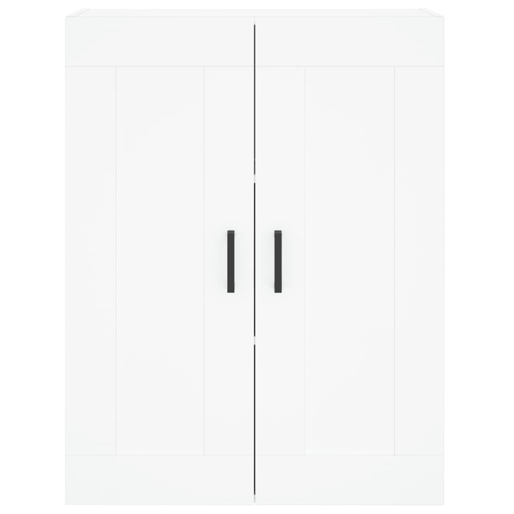 Wall Mounted Cabinet White 69,5x34x90 cm Engineered Wood