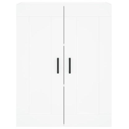 Wall Mounted Cabinet White 69,5x34x90 cm Engineered Wood