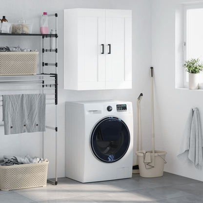 Wall Mounted Cabinet White 69,5x34x90 cm Engineered Wood