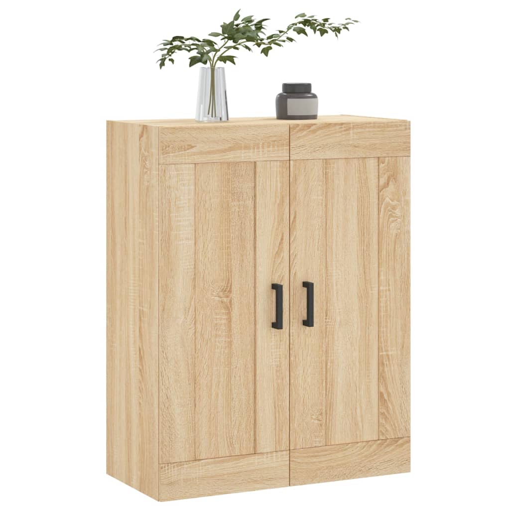 Wall Mounted Cabinet Sonoma Oak 69,5x34x90 cm Engineered Wood