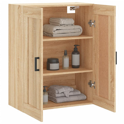 Wall Mounted Cabinet Sonoma Oak 69,5x34x90 cm Engineered Wood