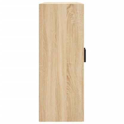 Wall Mounted Cabinet Sonoma Oak 69,5x34x90 cm Engineered Wood