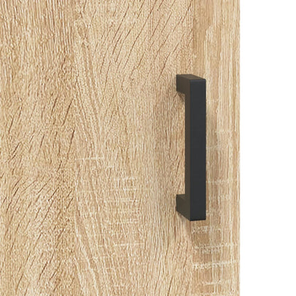 Wall Mounted Cabinet Sonoma Oak 69,5x34x90 cm Engineered Wood